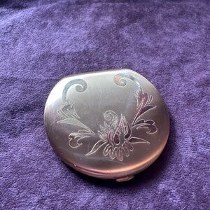 Vintage Mirrored Powder Compact